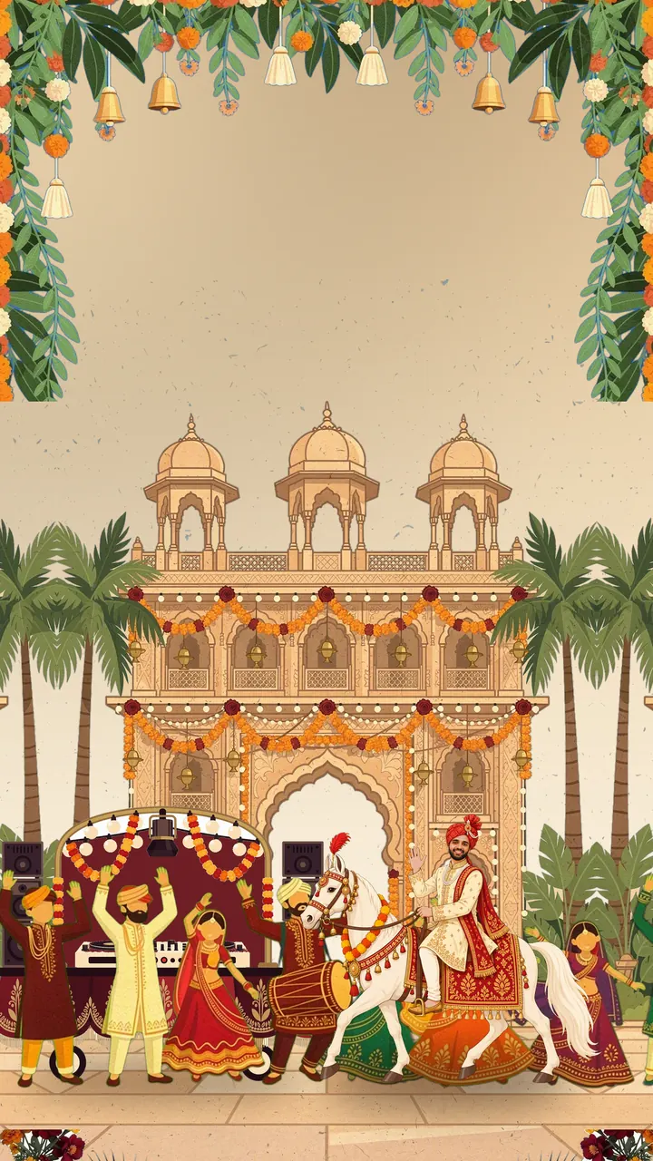 Baarat Royale — illustration from the invitation film